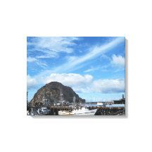 Morro Rock, Fischerboote und Embarcadero