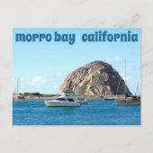 Morro Rock Harbour Postkarte (Vorderseite)