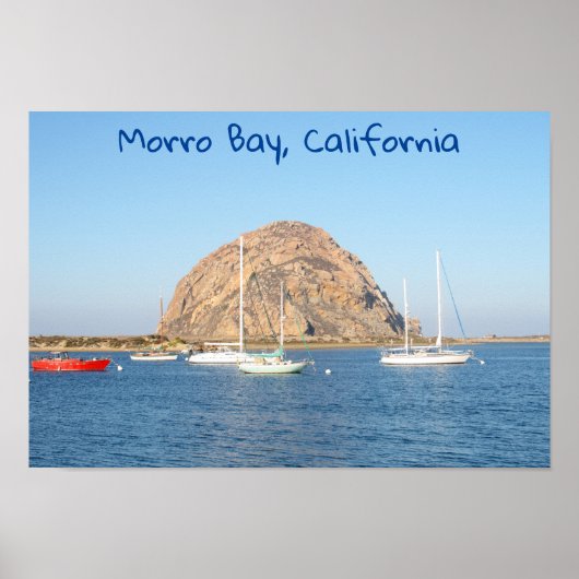 Morro Rock, Kalifornien Poster (Vorne)
