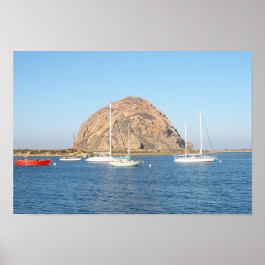 Morro Rock, Kalifornien Poster (Vorne)