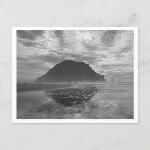 Morro Rock, Morro Bay in Sepia Postkarte