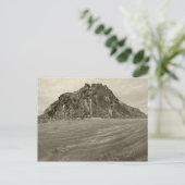 Morro Rock, Morro Bay in Sepia Postkarte (Stehend Vorderseite)