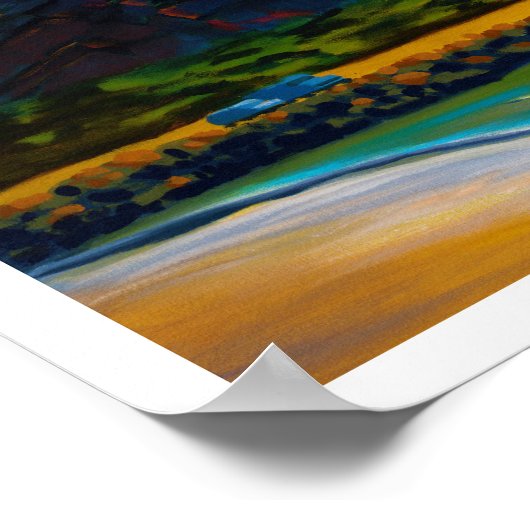 Morro Rock Poster (Ecke)