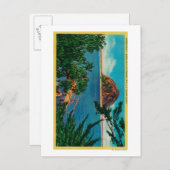 Morro Rock - San Luis Obispo Landkreis Postkarte (Vorne/Hinten)