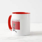 Morrocco Football Fußballnationalmannschaft Tasse (Vorderseite Links)