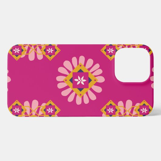 Morroco Tile Traditionelles Marrakesch iPhone Hülle (Rückseite (Horizontal))