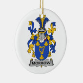 Morrow Familienwappen Keramik Ornament (Rechts)