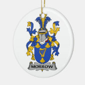 Morrow Familienwappen Keramik Ornament (Links)