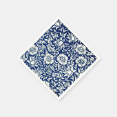 Morrs - Blue Mallow, berühmtes Muster, Serviette (Ecke)