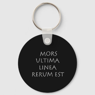 Mors ultima linea rerum est schlüsselanhänger