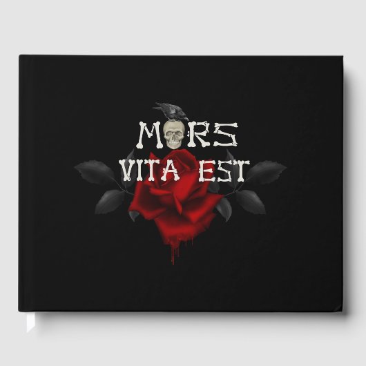 Mors Vita Est Gästebuch (Vorderseite)