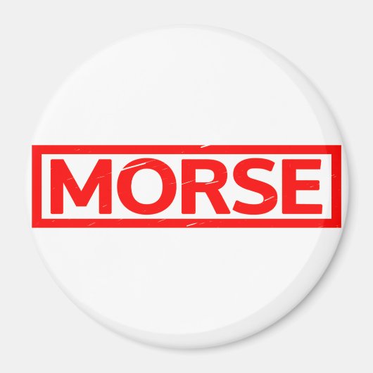 Morse Briefmarke Magnet (Vorne)