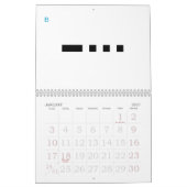 Morse Code 24 Monate Alphabet Kalender (Jan 2027)