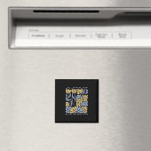 Morse Code 8647 Subtile Anti Trump 86 47 Florale B Magnet (In Situ (Geschirrspüler))