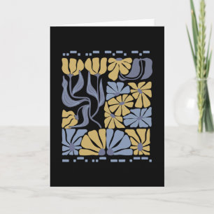 Morse Code 8647 subtiler Anti-Trump 86 47 Floral B Karte