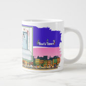 Morse-Code | Absurde Wortwitz-Humor Jumbo-Tasse (Rechts)
