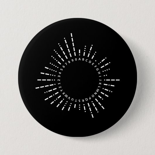 Morse Code Alphabet Button (Vorderseite)