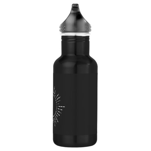 Morse Code Alphabet Edelstahlflasche (Rechts)