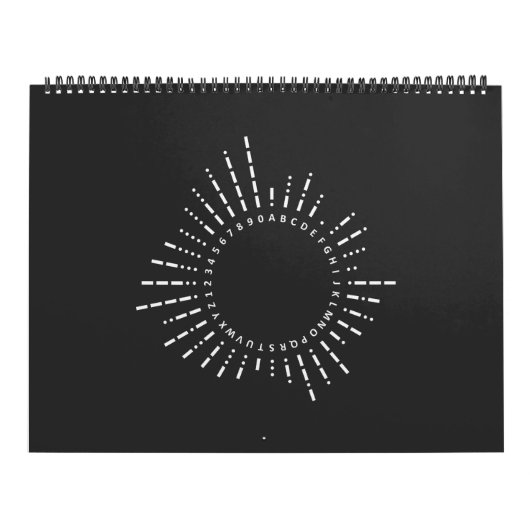 Morse Code Alphabet Kalender (Titelbild)