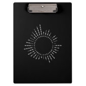 Morse Code Alphabet Klemmbrett (Vorderseite)