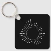 Morse Code Alphabet Schlüsselanhänger (Vorderseite)