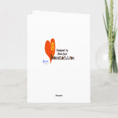 Morse Code Geburtstagskarte anpassen Karte (Rückseite)