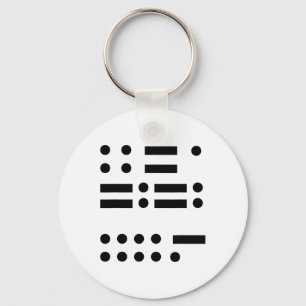 Morse Code gegen Trump 45 Feminist Resist Verrat Schlüsselanhänger