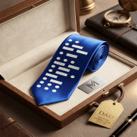 Morse Code "I Bin a Smartass" Funny Cool Blue