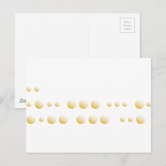 Morse Code "I Liebe You" Postkarte (Vorne/Hinten)