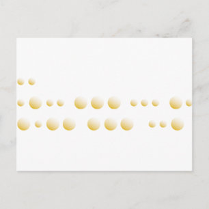 Morse Code "I Liebe You" Postkarte