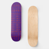 "Morse Code I" Skateboard (Vorderseite)