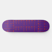 "Morse Code I" Skateboard (Horizontal)