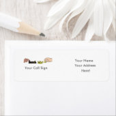 Morse Code Keys & Fists Address Label - Anpassen (Insitu)