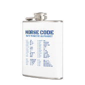 Morse Code NATO Phonetic Alphabet Flachmann (Links)