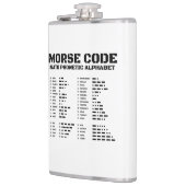 Morse Code NATO Phonetic Alphabet Flachmann (Links)