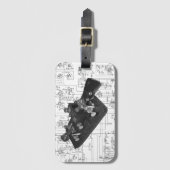 Morse Code Radio Key Schemata Gepäckanhänger (Vorderseite Vertikal)