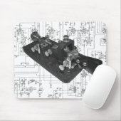 Morse-Code-Radio-Tastenkombination Maus-Pad Mousepad (Mit Mouse)