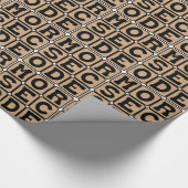 Morse Code, System of Dots and Dashes Geschenkpapier (Ecke)