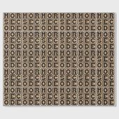 Morse Code, System of Dots and Dashes Geschenkpapier (Flach)
