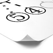 Morse Code Tree Binärbaum Diagramm Poster (Ecke)