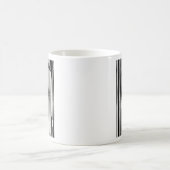 : "Morse Code Visage T-Shirt" Kaffeetasse (Mittel)