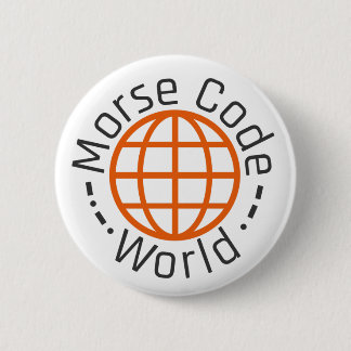 Morse Code World Abzeichen Button