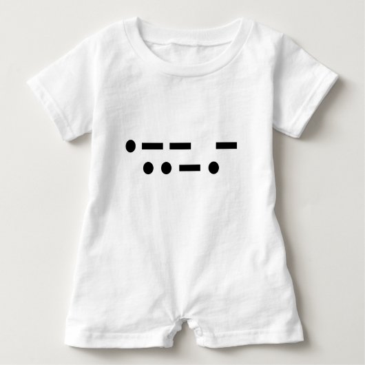 Morse Code wtf T-Shirt (Vorderseite)