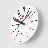 Morse-Kabeljau-Uhr Runde Wanduhr (Winkel)