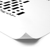 Morse Matters in the modern age (Morse Code) Poster (Ecke)