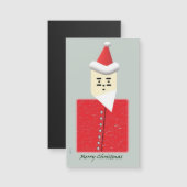 Morse Santa Christmas Magnetkarte (Vorne/Hinten)