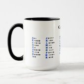 Morsealphabet-Alphabet-und Tasse (Links)