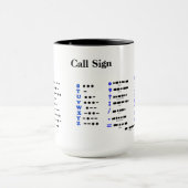 Morsealphabet-Alphabet-und Tasse (Zentrum)