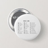 MORSEALPHABET BUTTON (Vorne & Hinten)