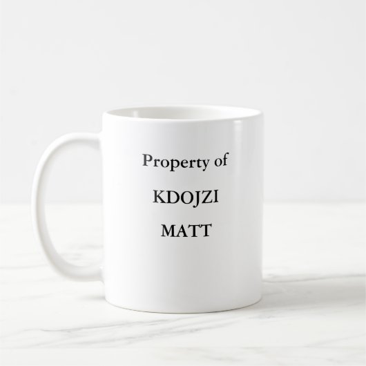 Morsealphabet Cofee Schale Kaffeetasse (Links)
